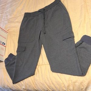 INC Grey carpenter joggers